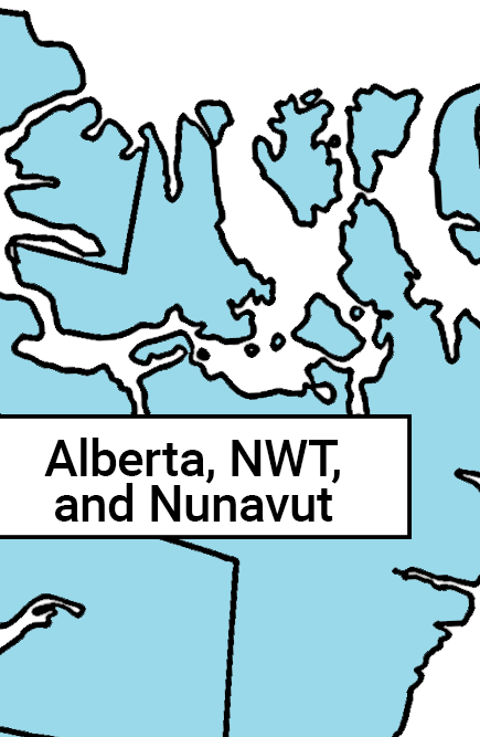 Alberta, NWT, and Nunavut
